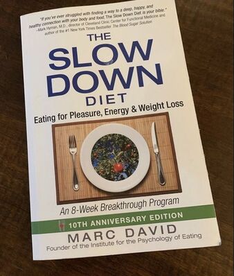 As a graduate of the Institute for the Psychology of Eating’s Coach Certification program, I highly recommend Marc David’s book 